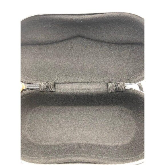 Zippered Glasses Case With Black Cloth 2pc Set Unisex Superfine Fiber - Picture 3 of 8